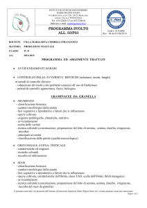 graminacee da granella - I.I.S. MARIO RIGONI STERN BERGAMO