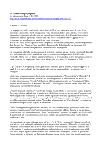 Propaganda e informazione