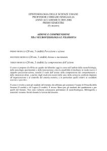 epistemologia delle scienze umane - Dipartimento di Filosofia
