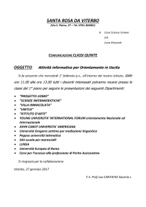 LICEO PSICOPEDAGOGICO - LICEO SANTA ROSA da VITERBO