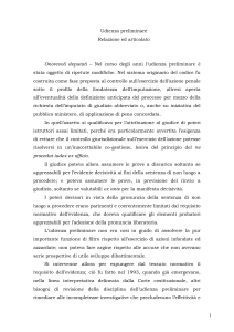 Bozza di articolato riforma udienza preliminare