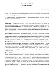 Piccolo glossario