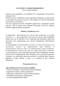 statistica e calcolo delle probabilita