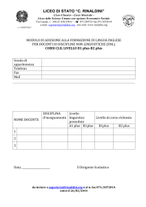 scheda - Liceo Galilei Ancona