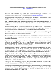 Introduzione Presidente del Consiglio Comunale