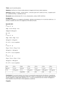 Titolo: Leva di secondo genere