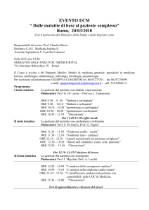 Programma stazzi gasbarroneDEFIN - San Camillo