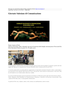 Giornate Salesiane di Comunicazione : Figlie di Maria Ausiliatrice