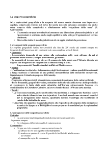 Le scoperte geografiche