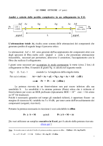 LE FIBRE OTTICHE (4^ parte)