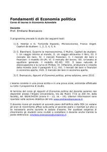 Fondamenti di Economia politica