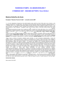 Butterfly alla Scala - Comitato Nazionale Celebrazioni Pucciniane