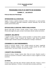 programma diritto ec.. - Itis Leonardo da Vinci