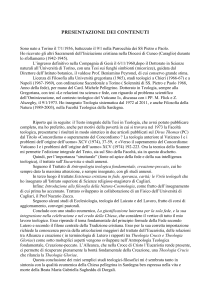 presentazione dei contenuti - Pontificia Facoltà Teologica della