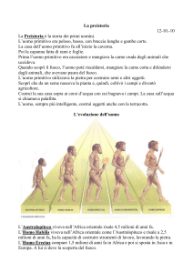 La preistoria - Paganelli Alberto