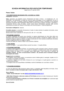 scheda informativa per visitatori temporanei