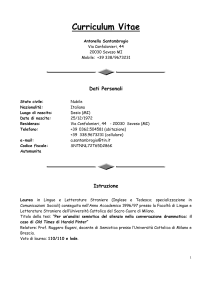 Curriculum Vitae