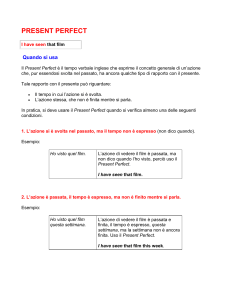 PRESENT PERFECT