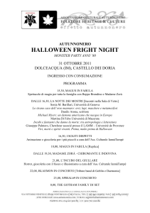 AUTUNNONERO HALLOWEEN FRIGHT NIGHT MONSTER PARTY