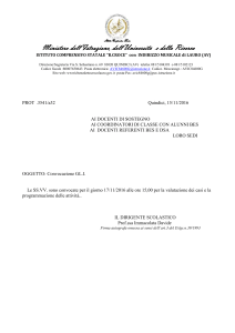 Convocazione - Istituto Comprensivo "Benedetto Croce" Lauro