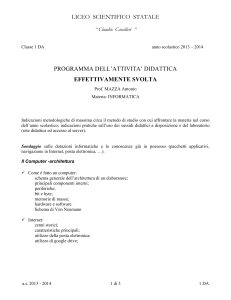 Introduzione alla programmazione