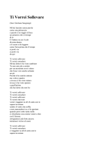 Ti Vorrei Sollevare
