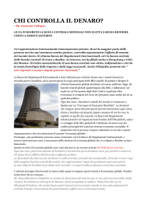 CHI CONTROLLA IL DENARO? - The Economic Collapse