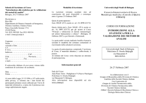 27 Febbraio 2007 - Dipartimento di Chimica