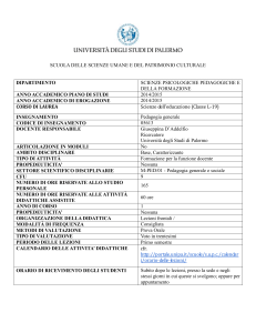 scheda di trasparenza - UNIPA