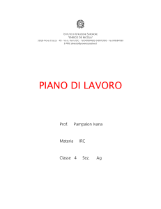 piano di lavoro - IIS E. De Nicola