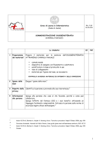 cannula nasale - Corso di laurea in Infermieristica