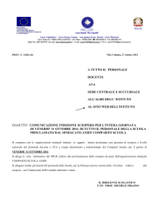 Sciopero del 31 ottobre 2014