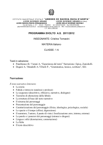 Italiano - Liceo Duca D`Aosta