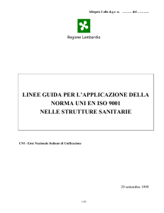 Regione Lombardia - Servizi per le strutture ospedaliere, sanitarie
