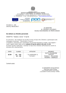 Circ. n. 155 Sabato a tema Parona