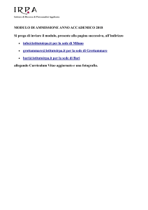 Scarica il modulo di iscrizione