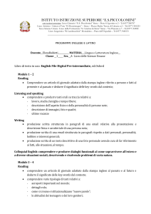 1A - Liceo "Piccolomini"