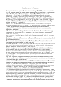 Relazione lavoro E