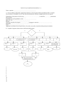 test di valutazione di filosofia n