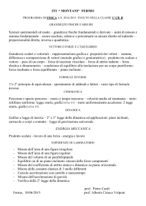 programma di FISICA 2014-15 classe 1° CB B