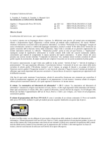 FONDAMENTI E METODI DI MATEMATICA