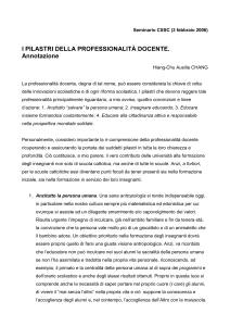 i pilastri della professionalità docente