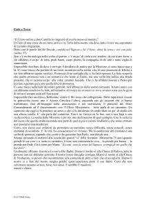Testimonianza di una famiglia in partenza