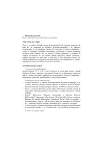 Matematica generale