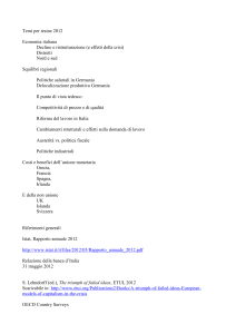 Temi per tesine 2012