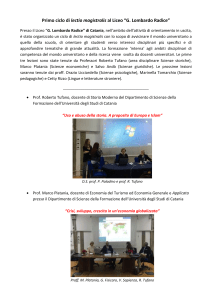 Primo ciclo di lectio magistralis al Liceo
