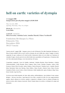 hell on earth: varieties of dystopia