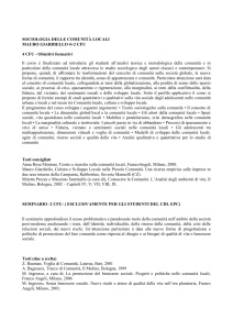 Obiettivi formativi