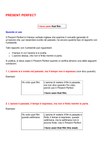 present perfect - Europa Digital School