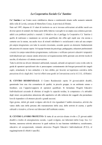 La scheda su Ca` Santino